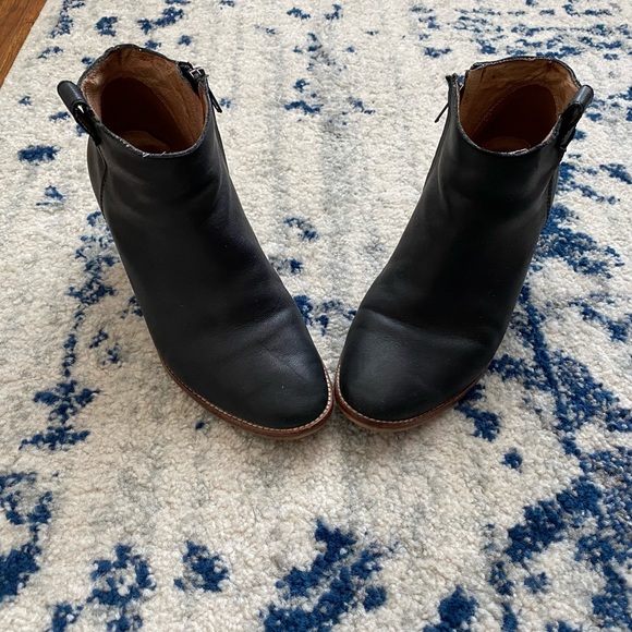 Madewell Black Leather Billie Boot - Picture 3 of 4